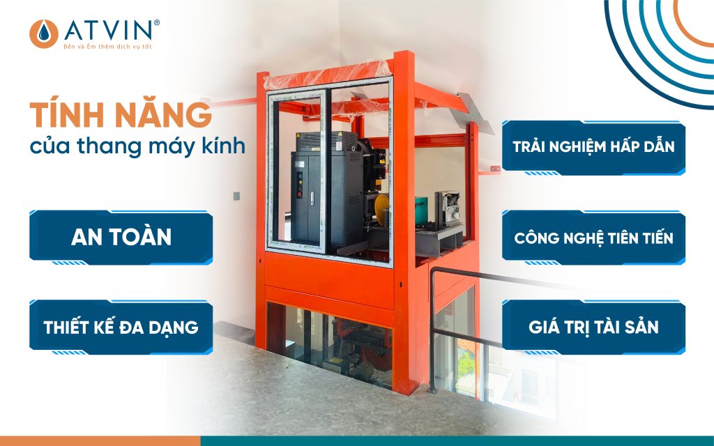 Đặc điểm của thang máy kính