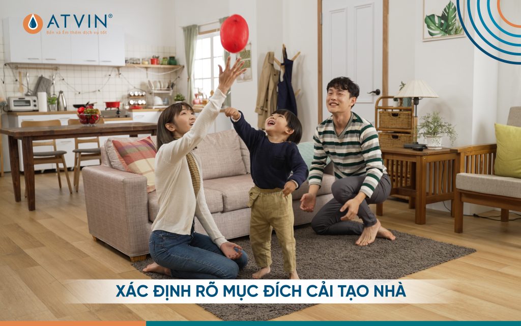 Mục đích cải tạo nhà?