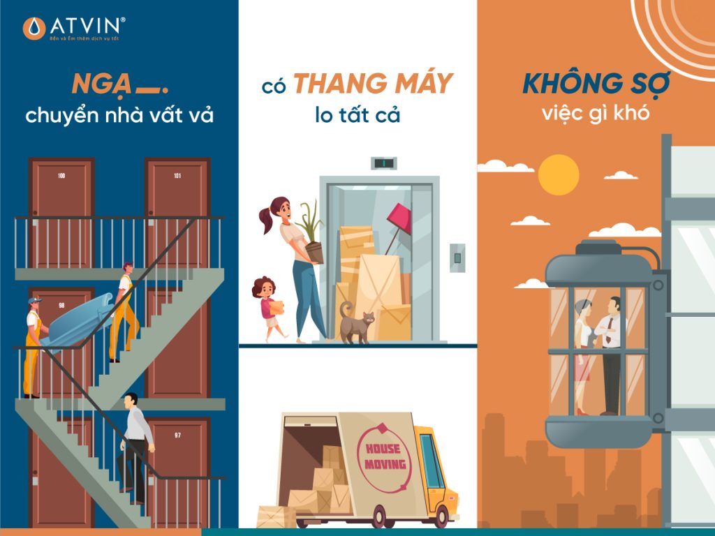 Thang máy hỗ trợ vận chuyển hàng hóa dễ dàng hơn