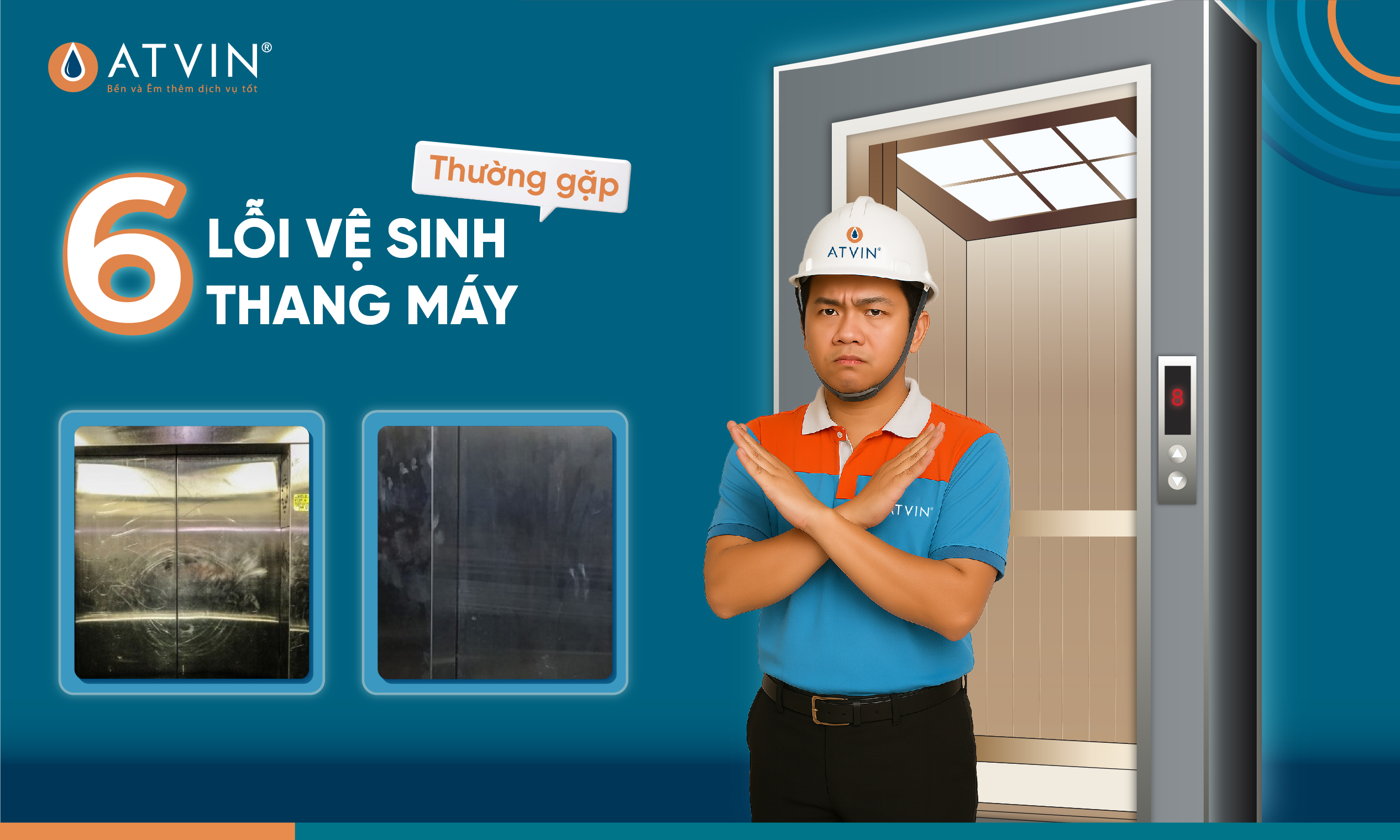Lỗi vệ sinh thang máy