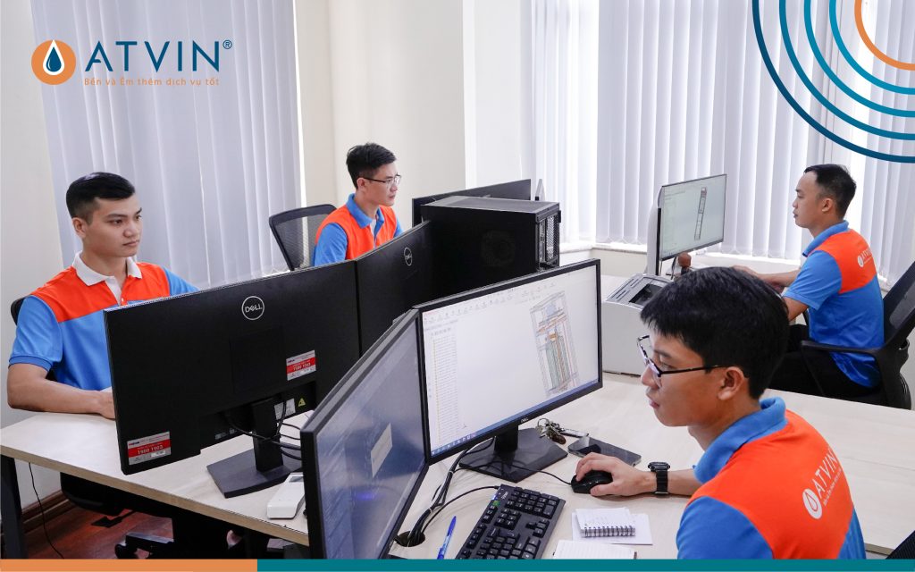 Đội ngũ thiết kế của thang máy Atvin