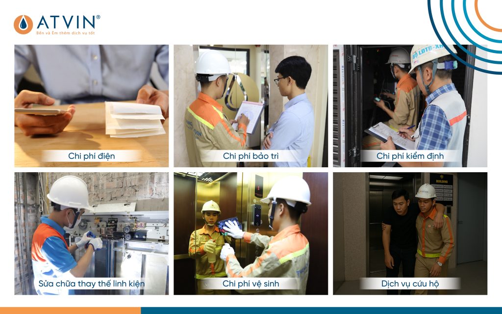 Một số chi phí thang máy cần nắm rõ