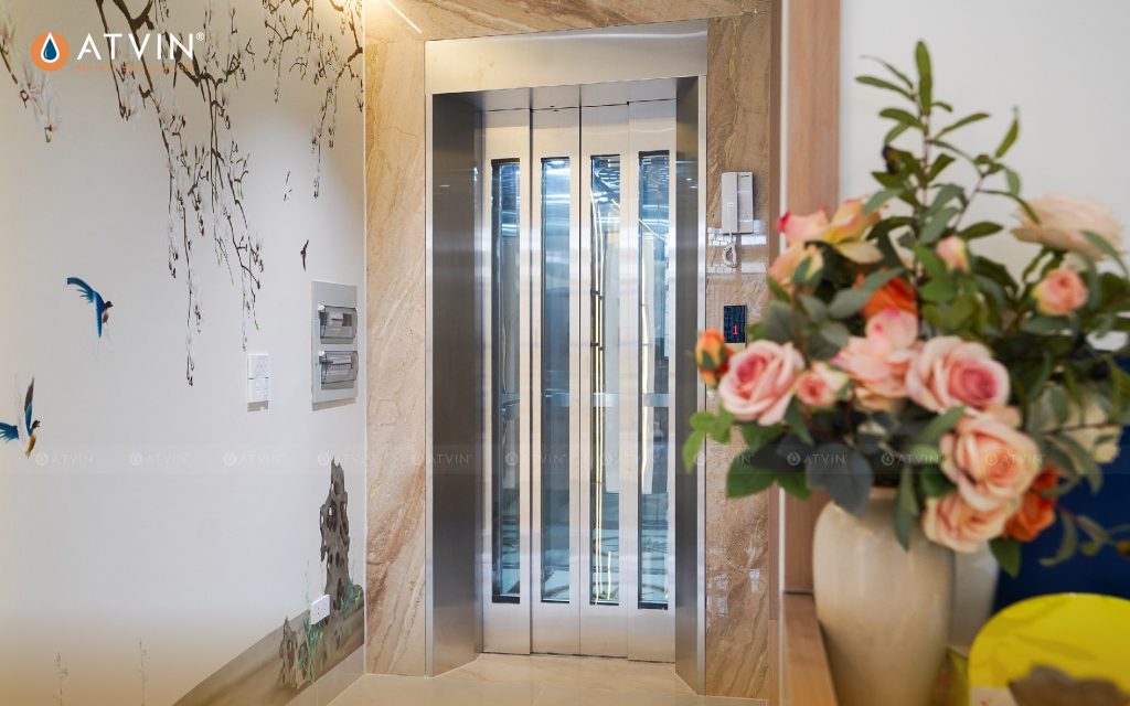 Thang máy mini gia đình Atvin Lift - gọn diện tích, đẹp không gian